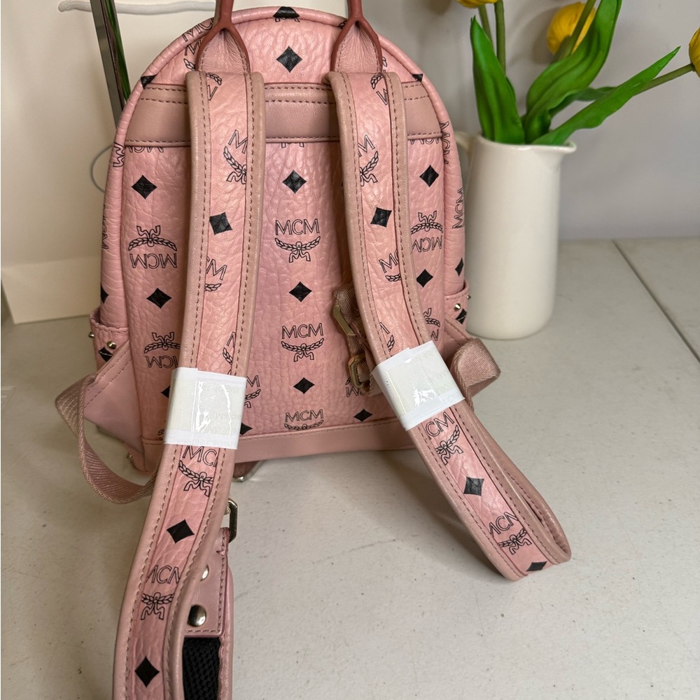 MCM Pink Mini Backpack - Picture 4 of 9